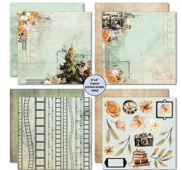 3Quarter Designs Captured Moments 8x8 Paper Pack
