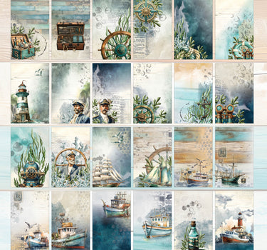 3Quarter Designs Maritime Tides - Tuck N Play Cards