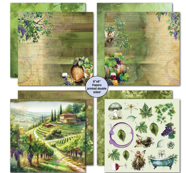3Quarter Designs Magical Vines 8x8 Paper Pack