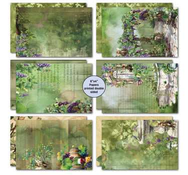 3Quarter Designs Magical Vines  6x4 Card Pack