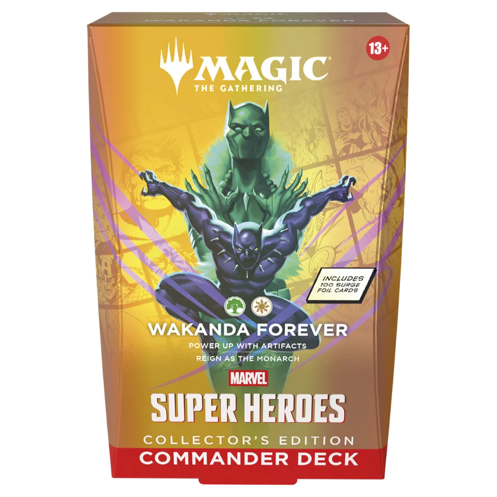 Super Héros Marvel - Édition Collectionneur du jeu de cartes Commander - Wakanda Forever