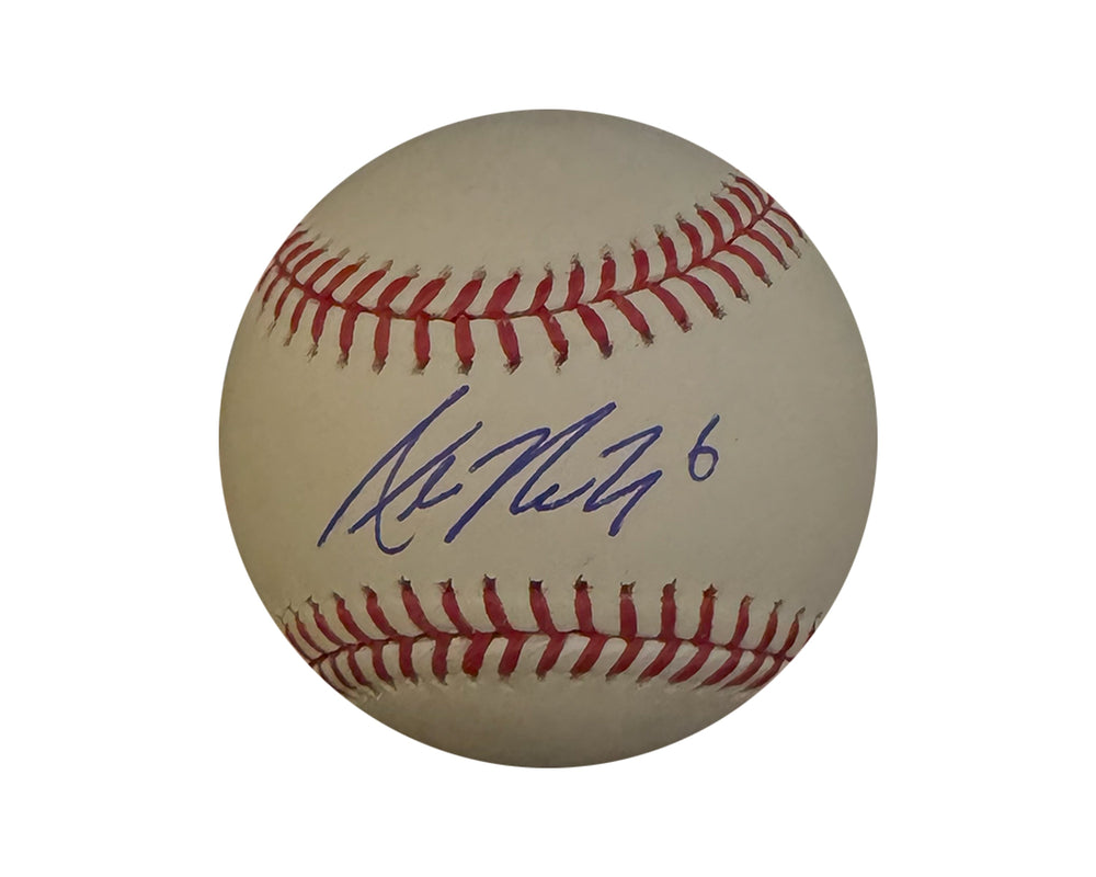 Baseball de la Ligue majeure officielle Rawlings autographié par Alek Manoah