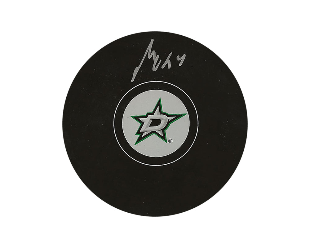 Palet de hockey Miro Heiskanen des Stars de Dallas, modèle autographié