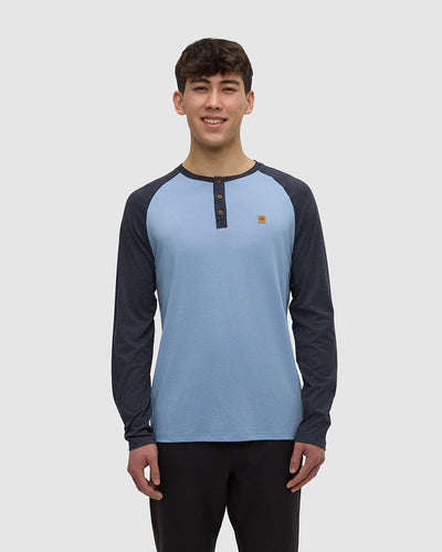 Chandail Henley à Manches Longues TreeBlend Baker