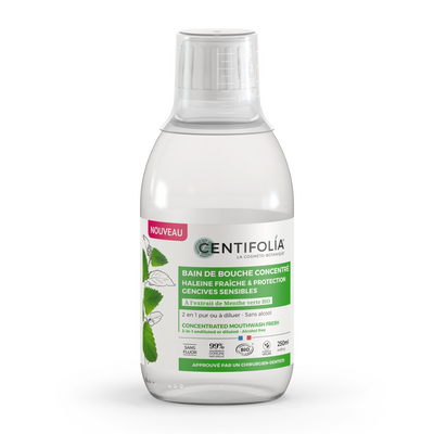 Bain de bouche concentré 2-en-1, pur ou à diluer