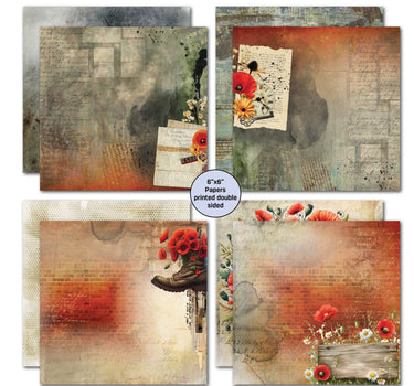 3Quarter Designs Never Forgotten 6x6 Paper Pack