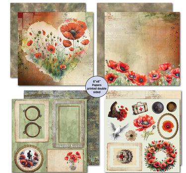 3Quarter Designs Never Forgotten 6x6 Paper Pack