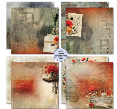 3Quarter Designs Never Forgotten 8x8 Paper Pack