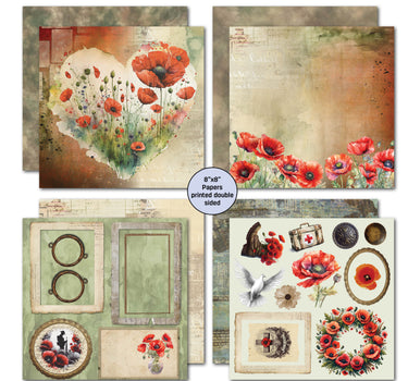 3Quarter Designs Never Forgotten 8x8 Paper Pack