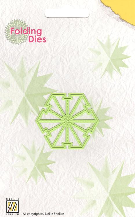 Nellie's Folding Die - Christmas Ball Star Mini — Ecstasy Crafts
