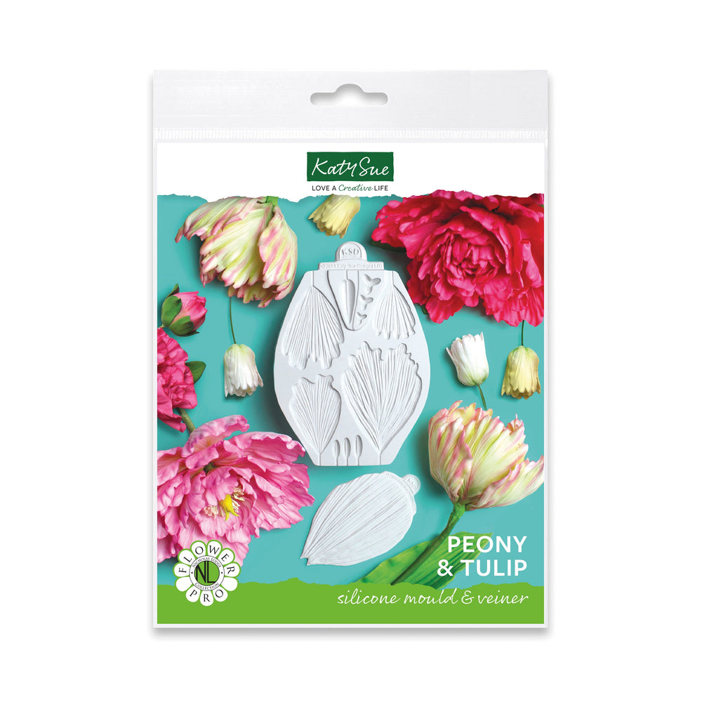 Moule et Veiner en silicone Pivoine / Tulipe Flower Pro