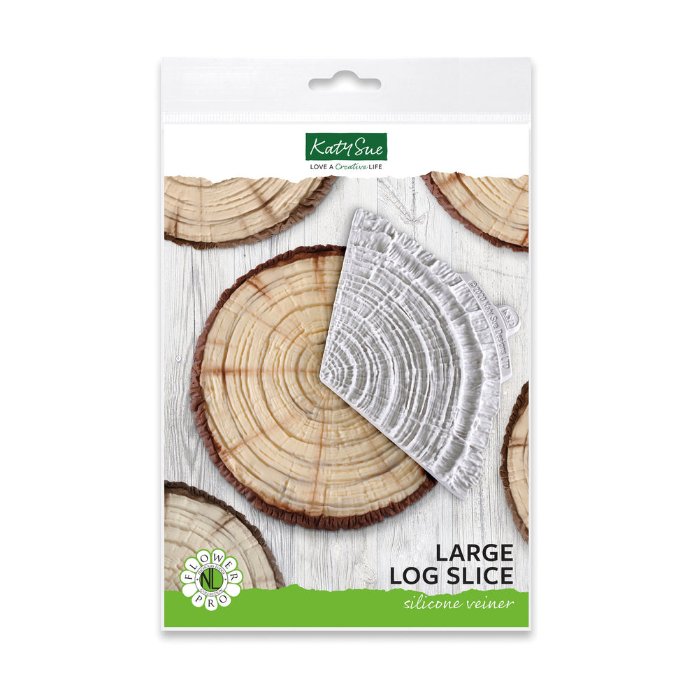 Flower Pro Large Log Slice Veiner Silicone Mould