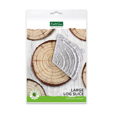 Flower Pro Large Log Slice Veiner Silicone Mould