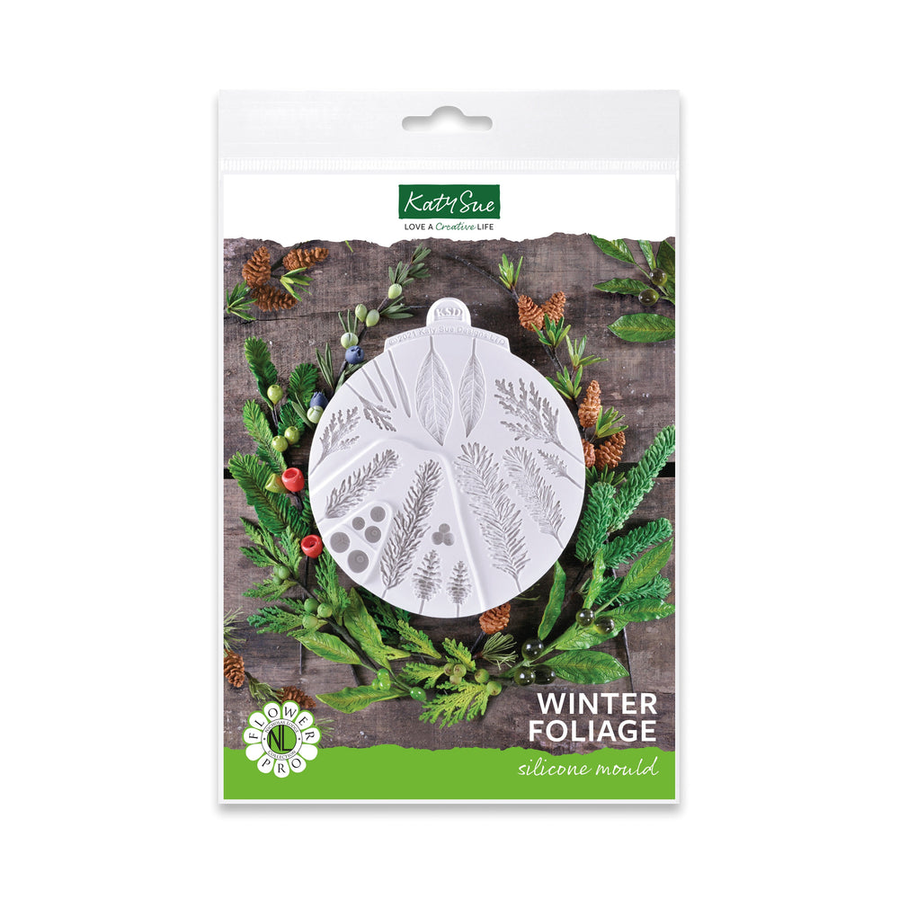 Flower Pro Winter Foliage Silicone Mould — Ecstasy Crafts