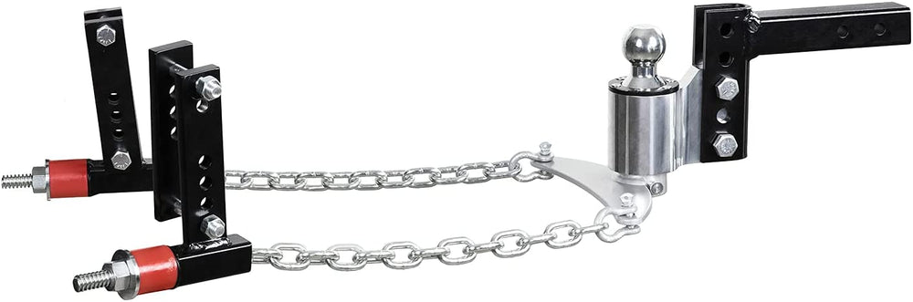 Andersen Hitches 3350 | No Sway Weight Distribution Hitch | 4" Drop-Rise | 2 5-16" Ball | 3", 4", 5", 6" Universal Frame Brackets