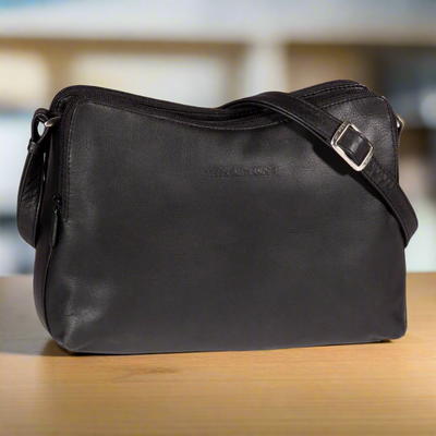 Derek Alexander Leather Crossbody Bag