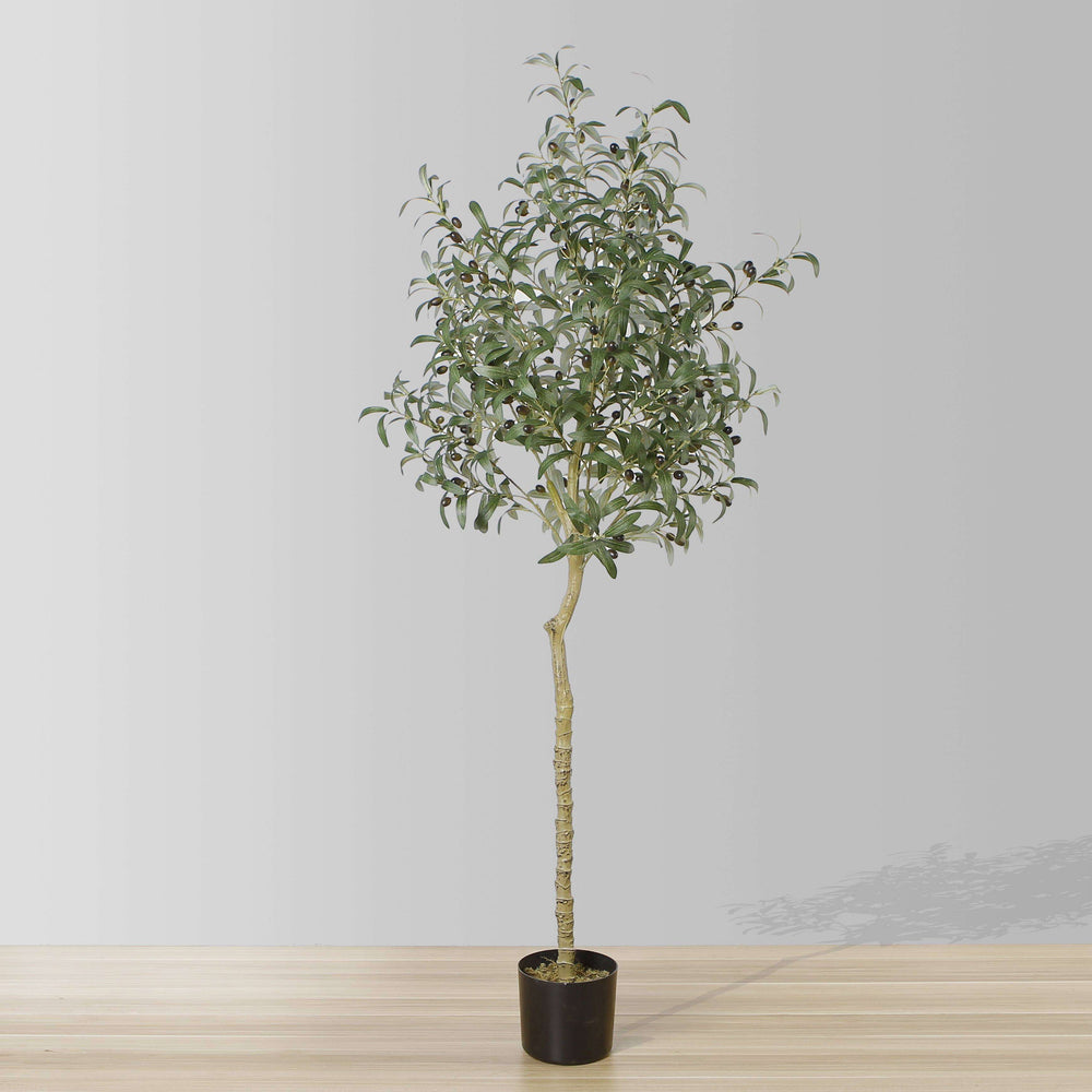 Oli Arbre d'Olivier Artificiel en Pot (Plusieurs Tailles)