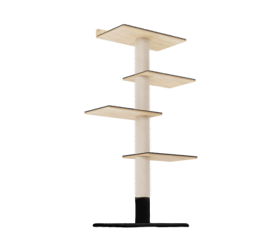 72 inches Wall Mounted Cat Tower - Perfect for small spaces