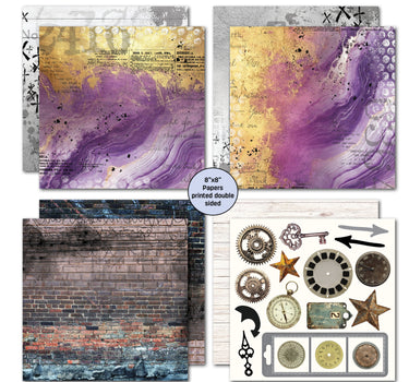 3Quarter Designs Oh Texture 8x8 Paper Pack