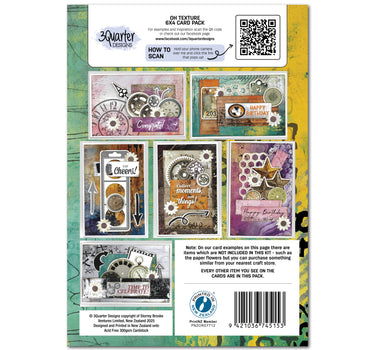 3Quarter Designs Oh Texture 6x4 Card Pack