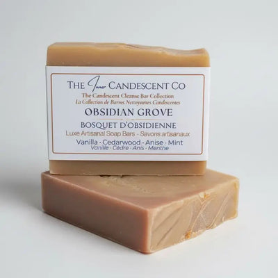 Obsidian Grove | Cedarwood Patchouli Anise Handmade Soap Bar
