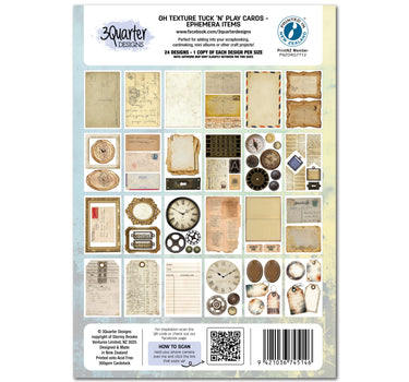 3Quarter Designs Oh Texture - Tuck N Play Cards