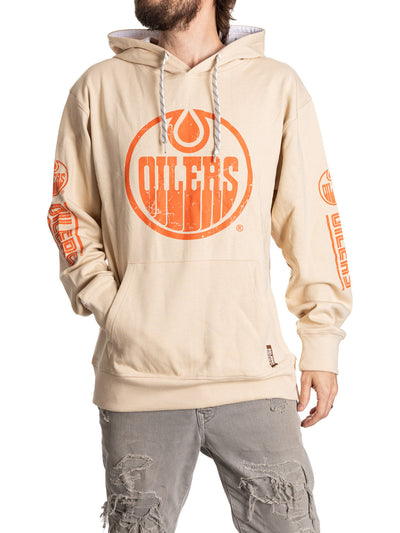 Chandail à capuchon Edmonton Oilers style rétro