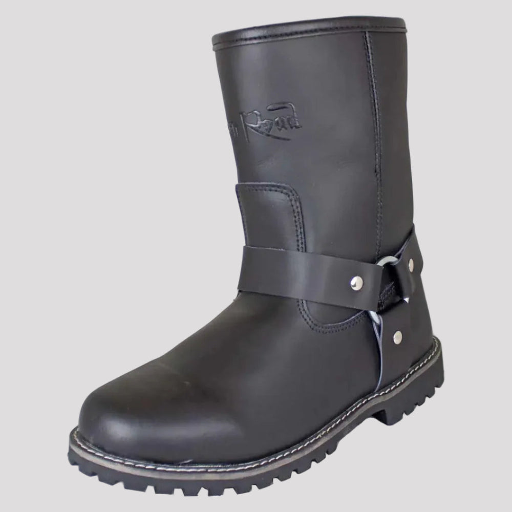 Open Road Men's Harness Motorcycle Boots — Boutique of Leathers/Open Road