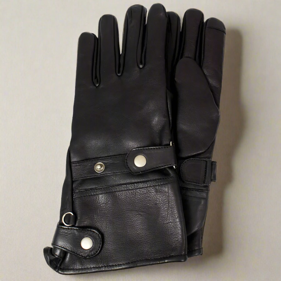 Open Road Men's Leather Gauntlet Riding Gloves — Boutique of Leathers/Open Road