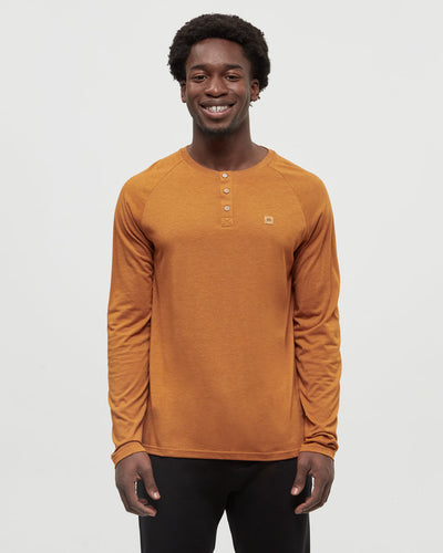 Chandail Henley à Manches Longues TreeBlend Baker