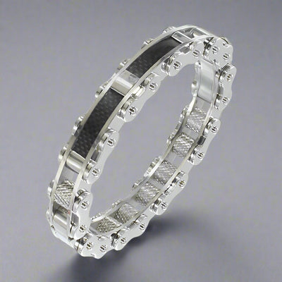Bracelet maillons de vélo en acier inoxydable pour homme GoSteel