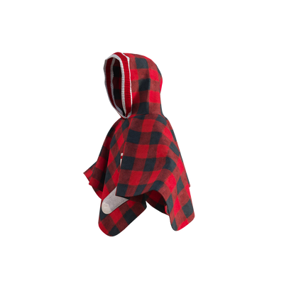 Poncho Pookie Pook pour enfants - Rouge
