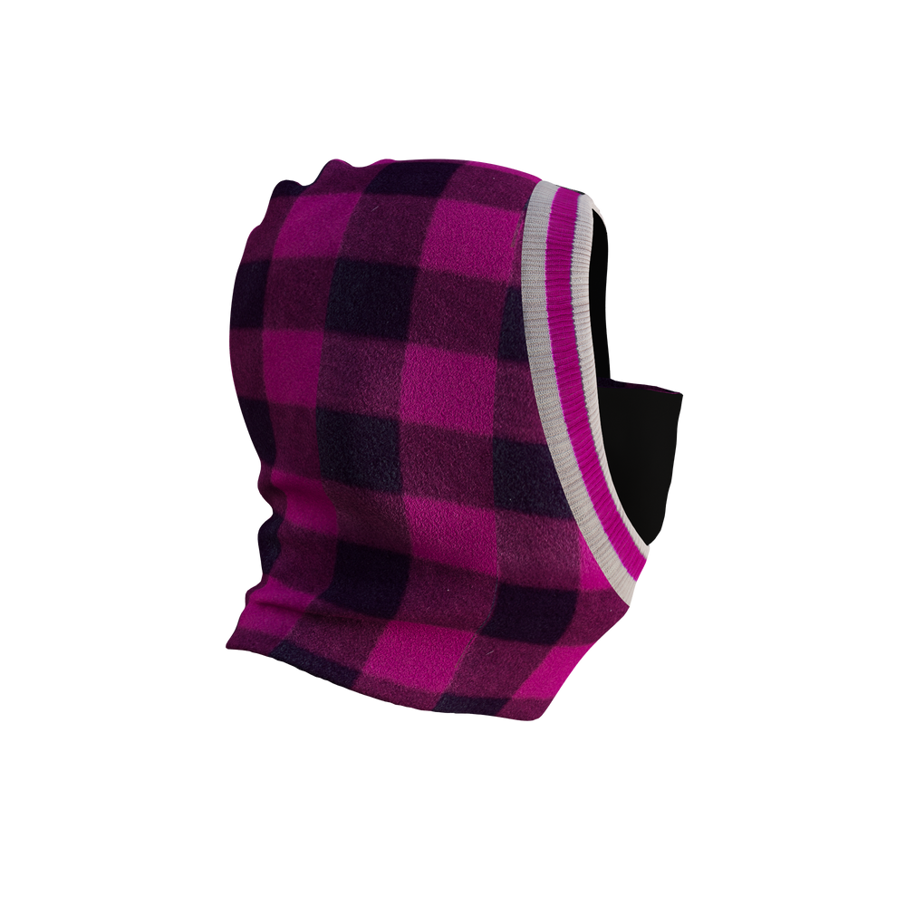 Tuque Ninja Pook Rose à Carreaux Unisexe