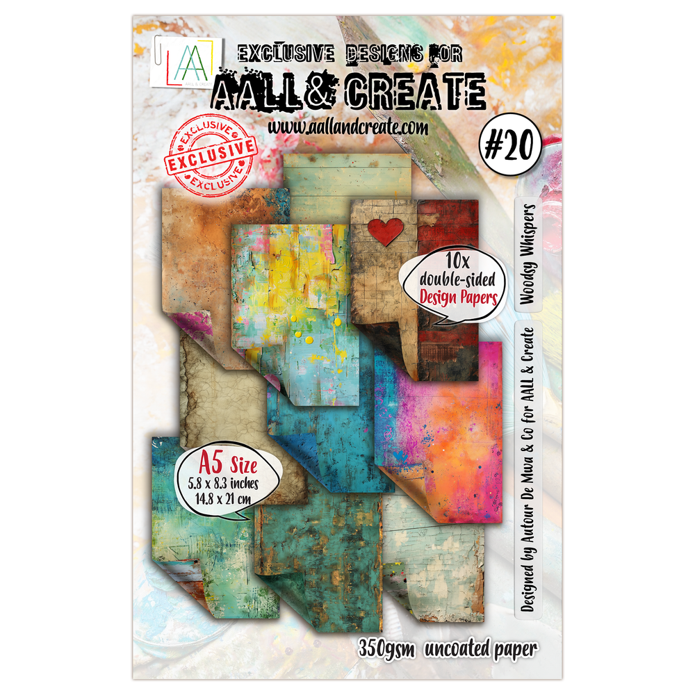 AALL and Create - Papier Design A5 - Chuchotis des Bois