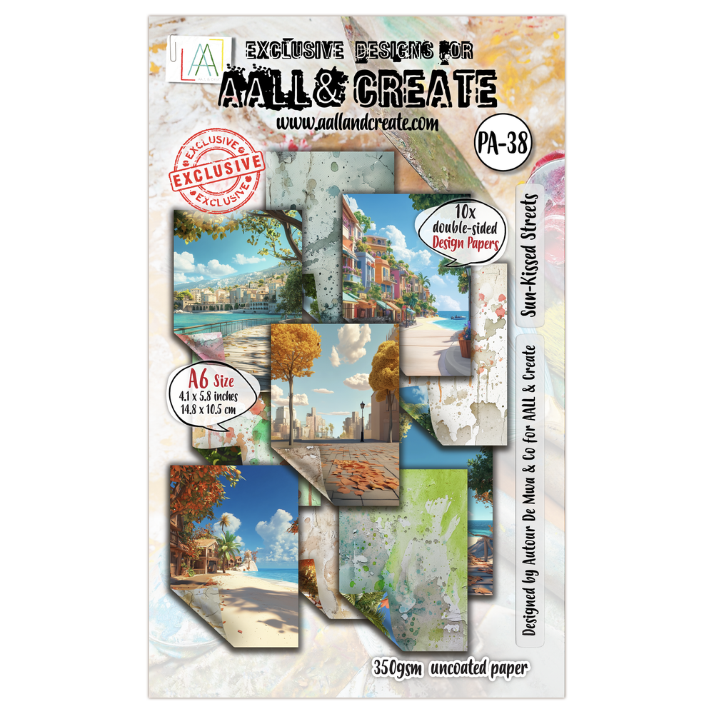 AALL and Create - Papier Design A6 - Sun-Kissed Streets