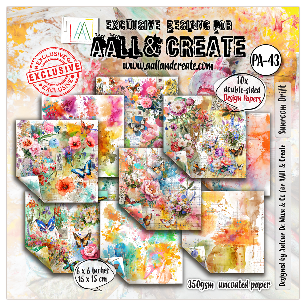 AALL and Create - 6x6 Design Paper - Sunroom Drift — Ecstasy Crafts