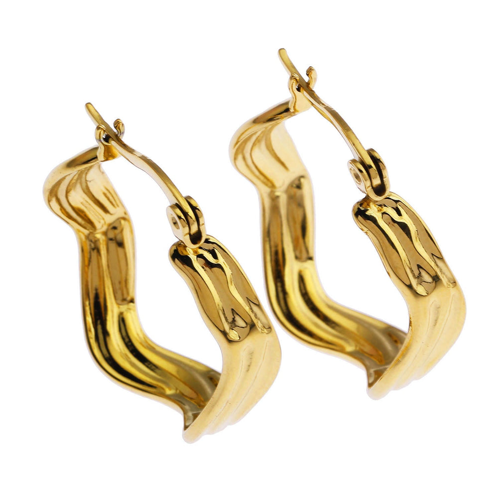Boucles d'oreilles Ondulées GIZA 'Forme & Silhouette'