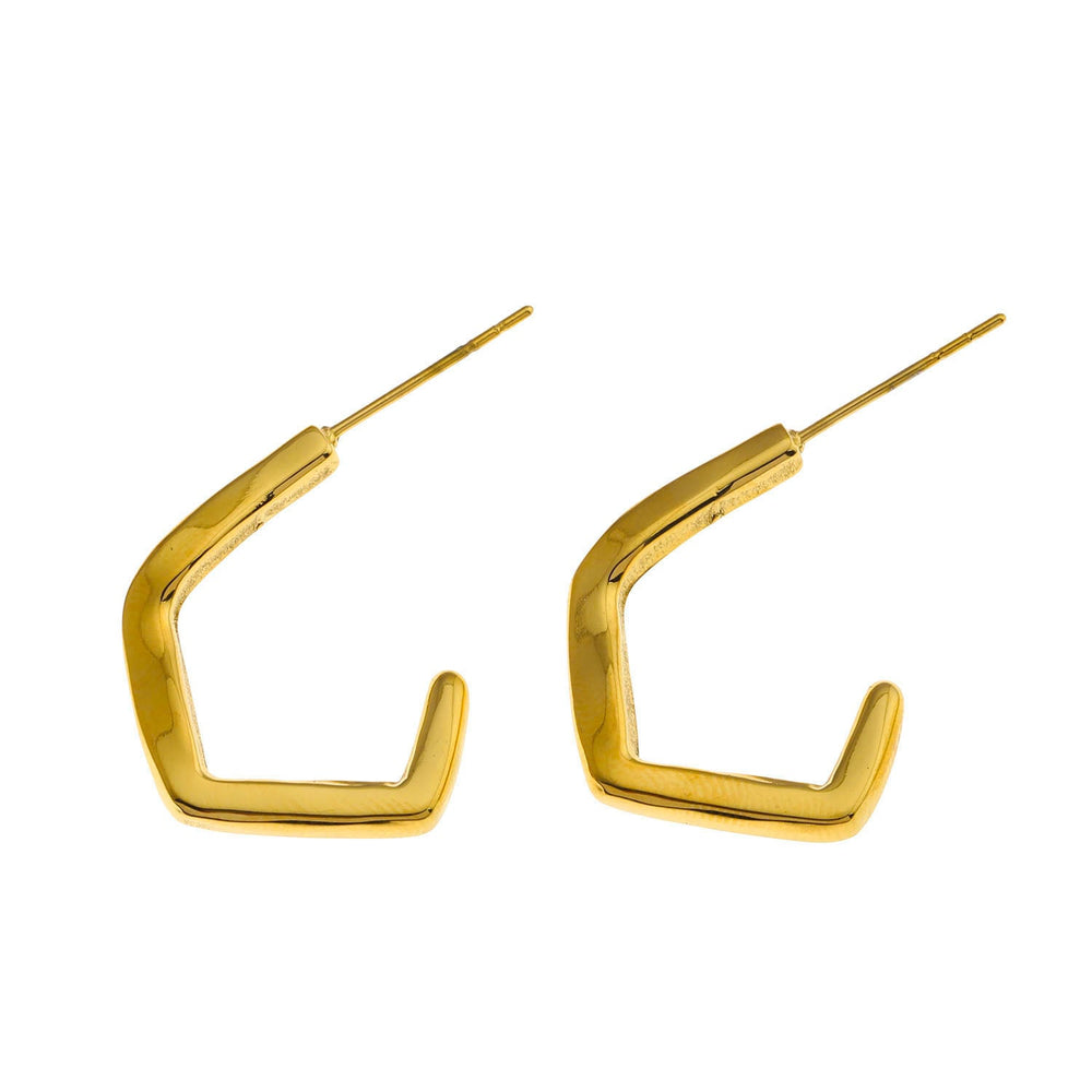 BOJANA : Boucles d'oreilles créoles aux formes géométriques « du matin au soir »