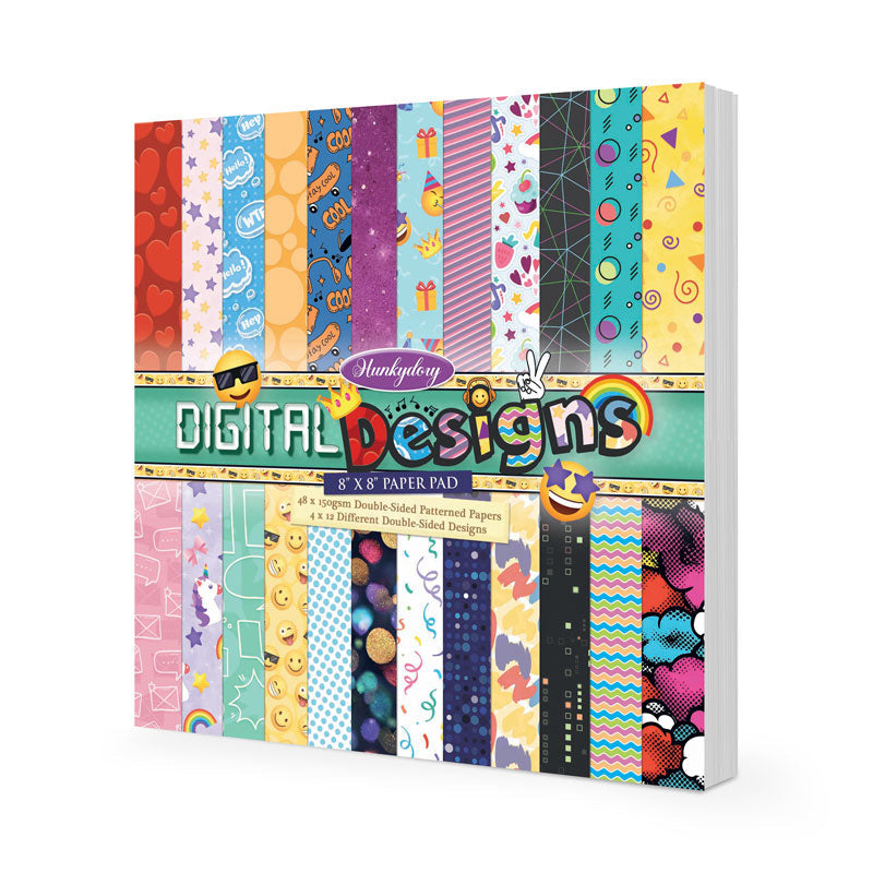 Bloc de papier Digital Designs 20x20 cm