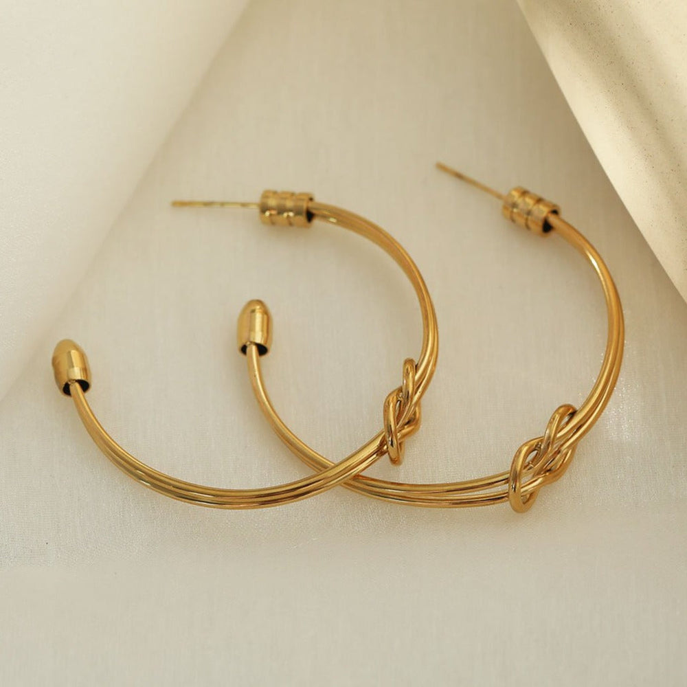 Boucles d'oreilles anneau PAISLEY