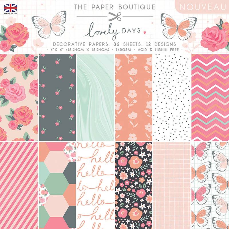 The Paper Boutique Bloc de Papier Lovely Days 15x15 cm
