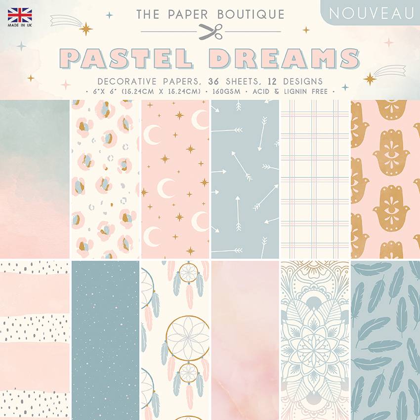 Bloc de papiers 6x6 The Paper Boutique Pastel Dreams