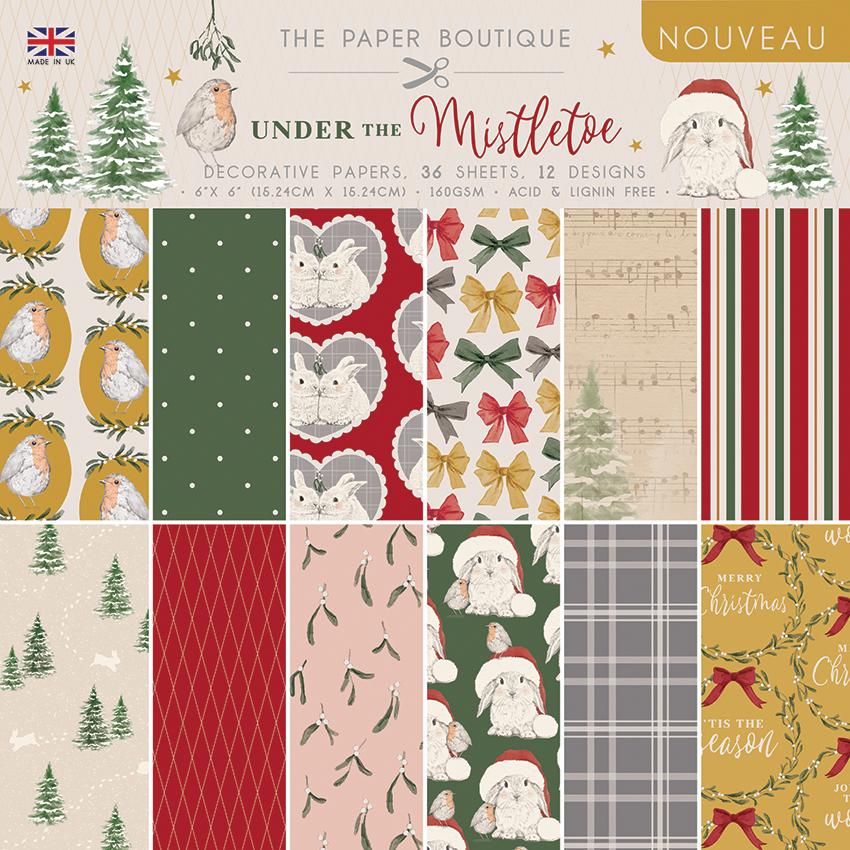 The Paper Boutique Sous le gui Bloc de papiers 6x6