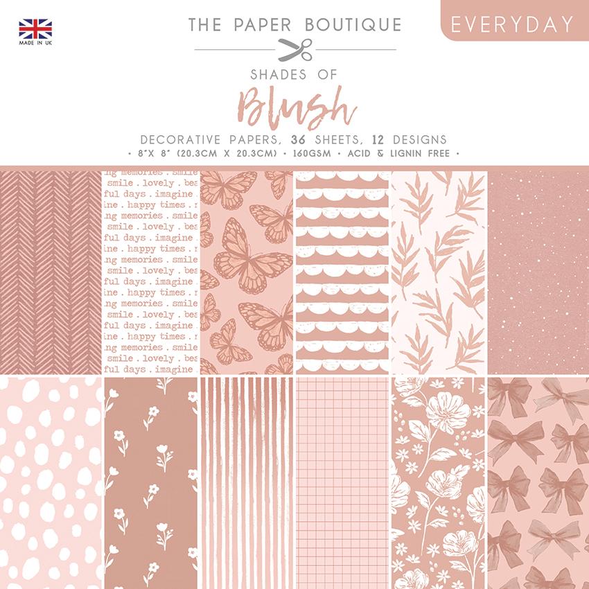 The Paper Boutique Everyday - Nuances de - Blush 20,3 cm x 20,3 cm Bloc