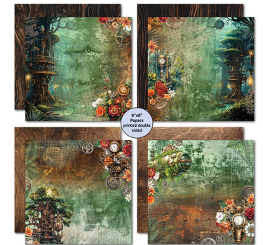 3Quarter Designs Punk'ed Forest 8x8 Paper Pack