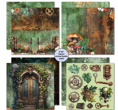 3Quarter Designs Punk'ed Forest 8x8 Paper Pack