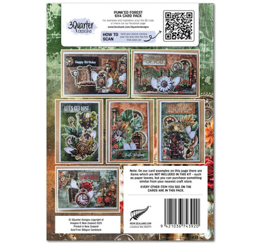 3Quarter Designs Punk'ed Forest 6x4 Card Pack