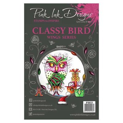 Pink Ink Designs Tampon Transparent Oiseau Chic