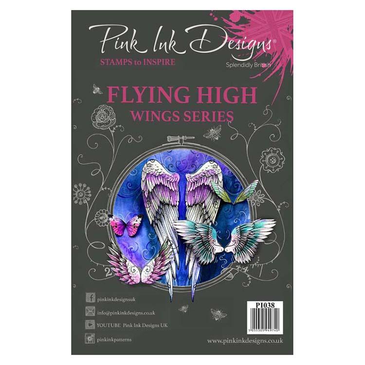 Pink Ink Designs Clear Stamp Flying High — Ecstasy Crafts