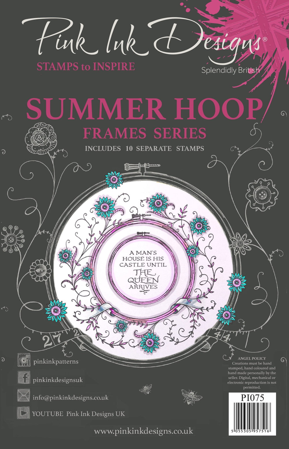 Tampons transparents A5 Summer Hoop